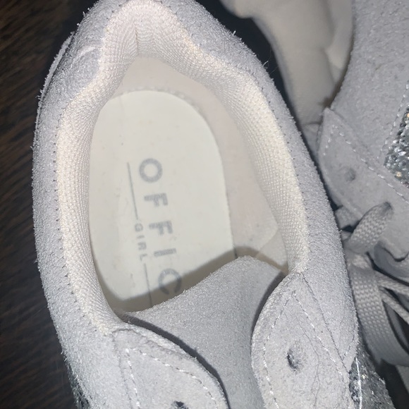 Office glitter and suede sneakers - Picture 3 of 5